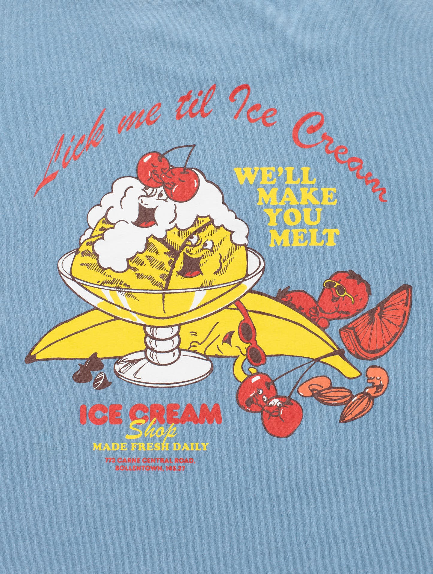 T-shirt Lick Me Blue