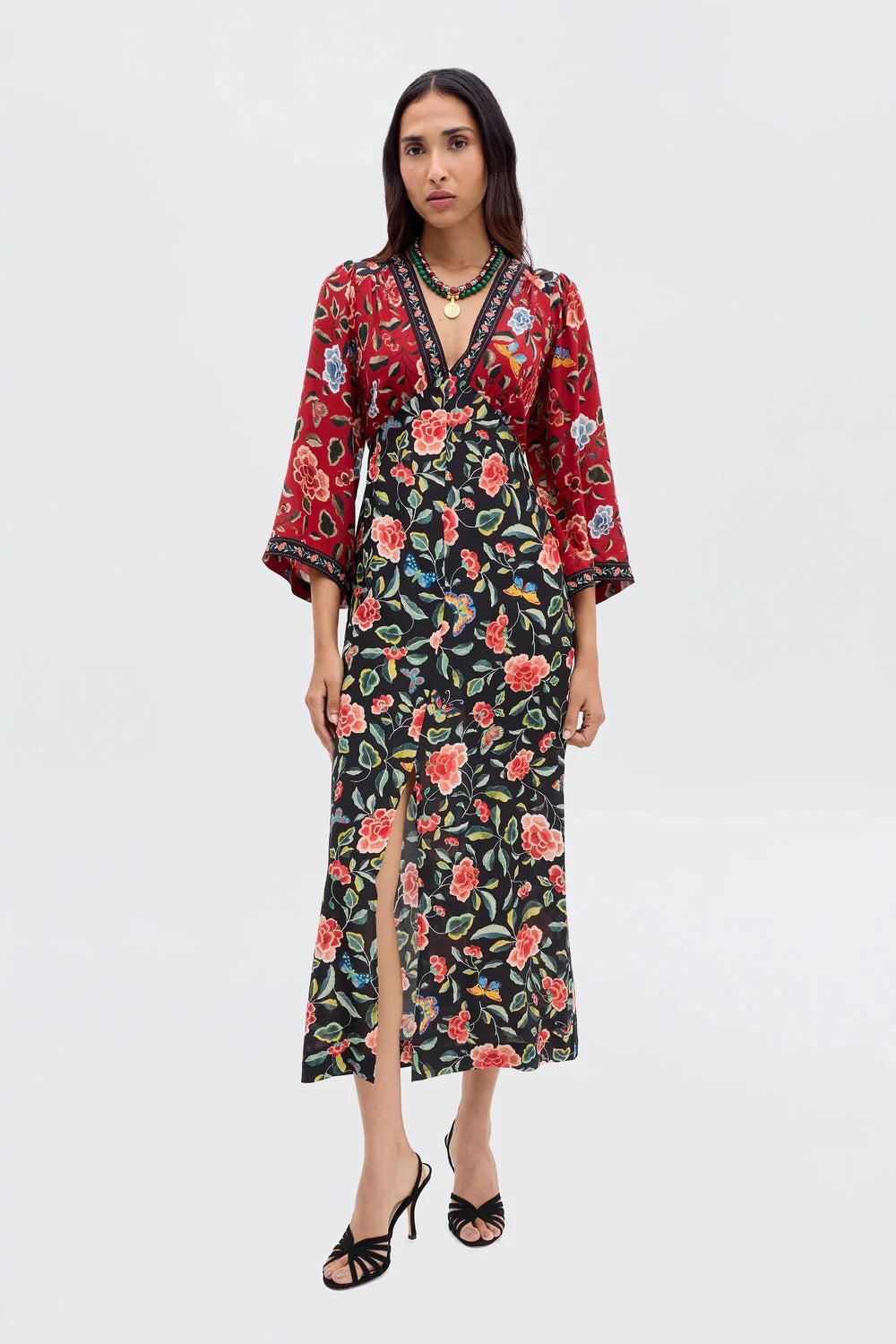 Dress Dahlia Butterfly Black