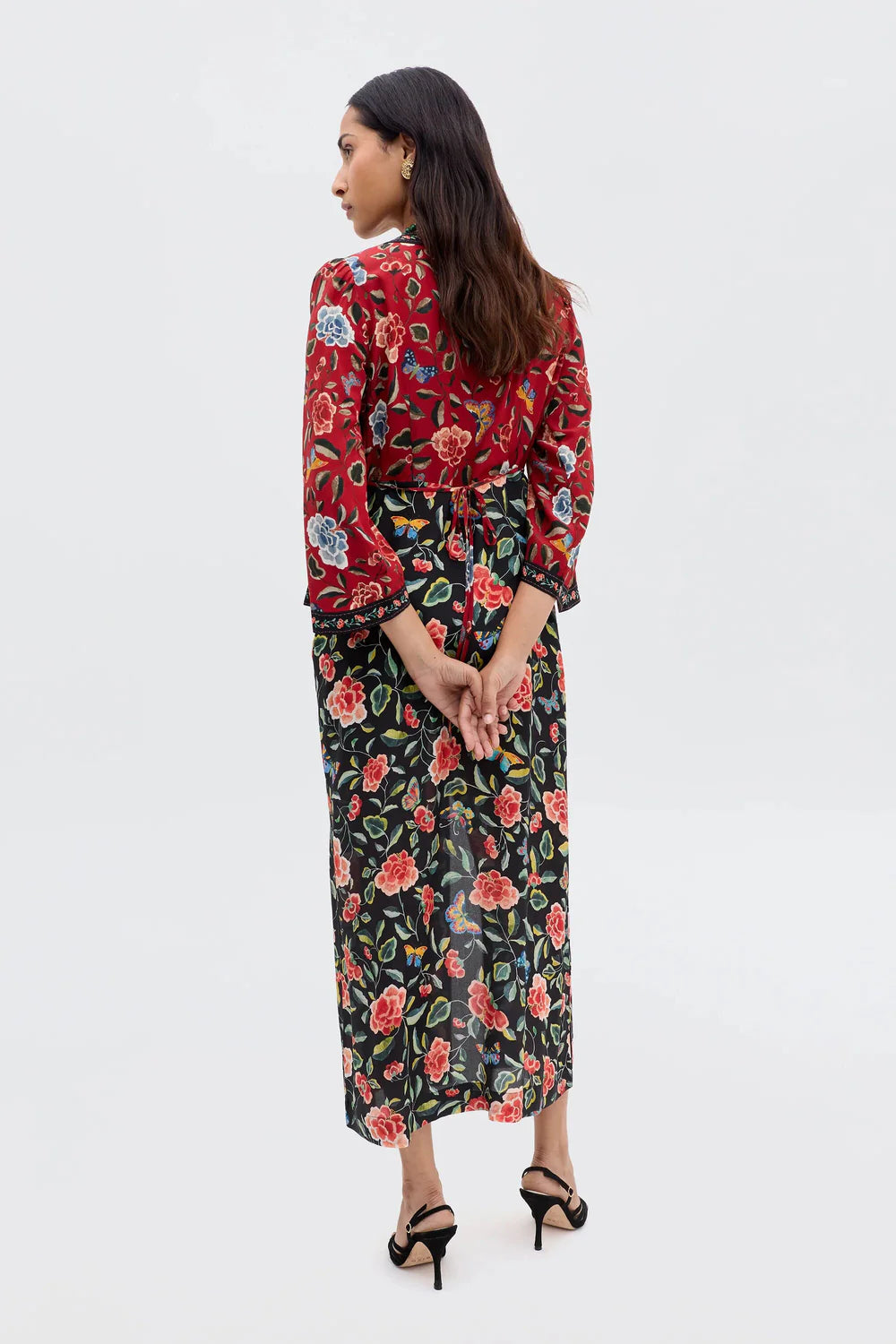 Dress Dahlia Butterfly Black