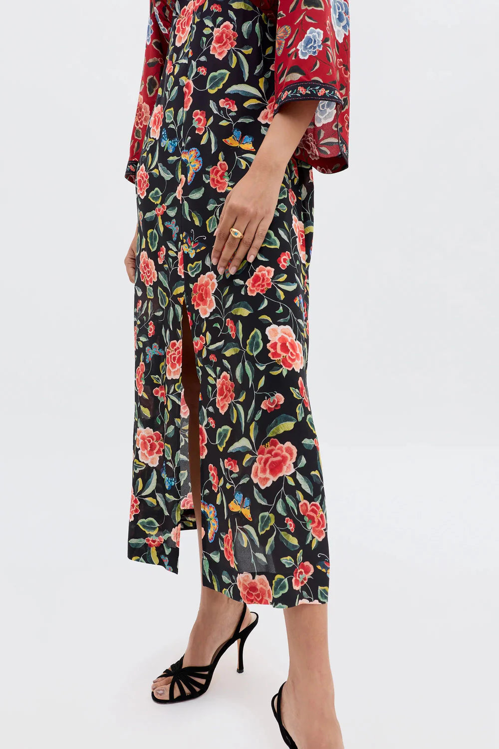 Dress Dahlia Butterfly Black