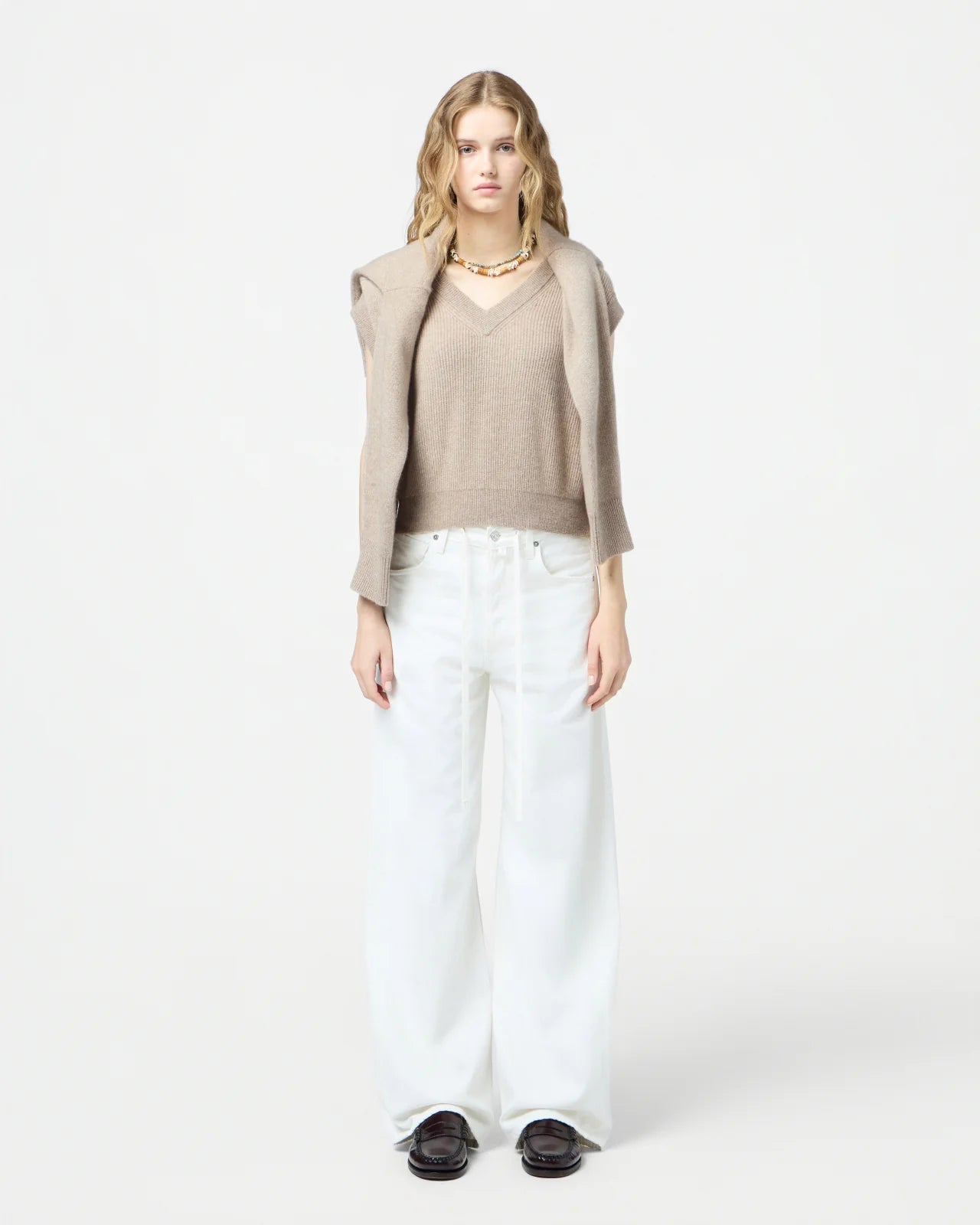Vest Rib Taupe