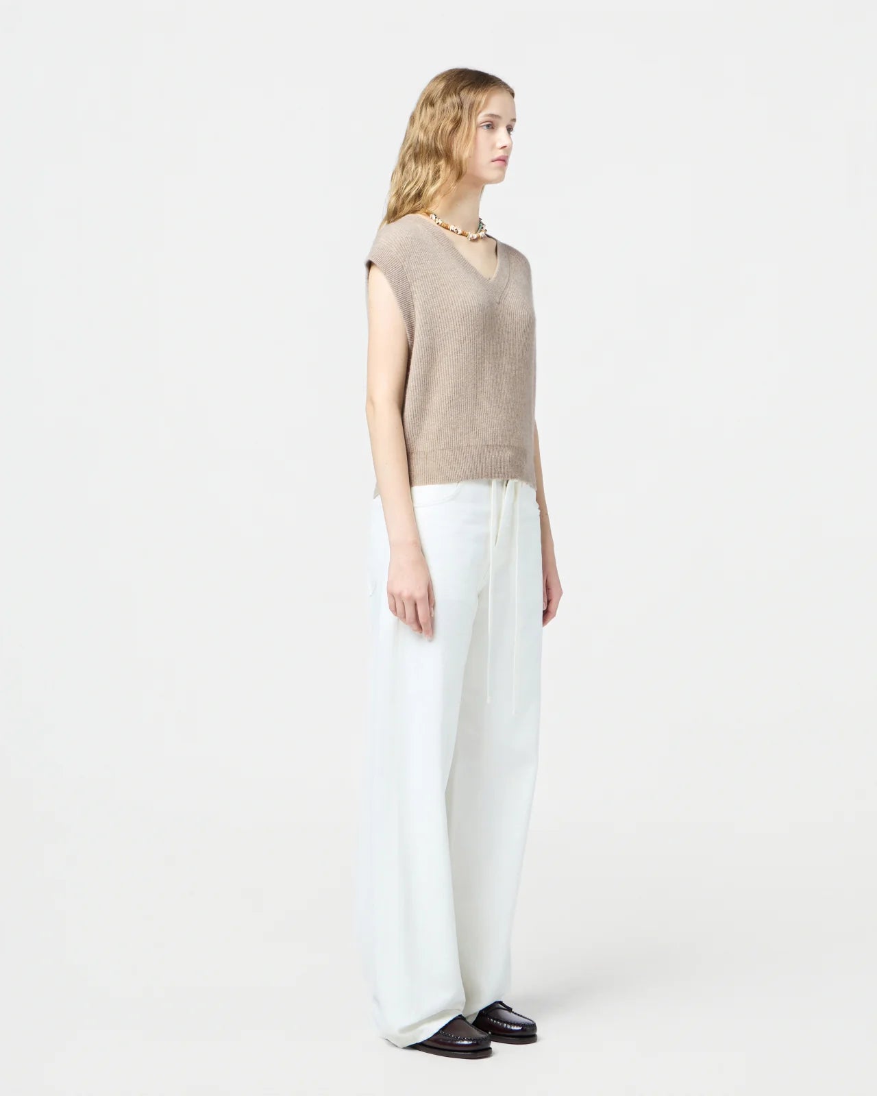 Vest Rib Taupe