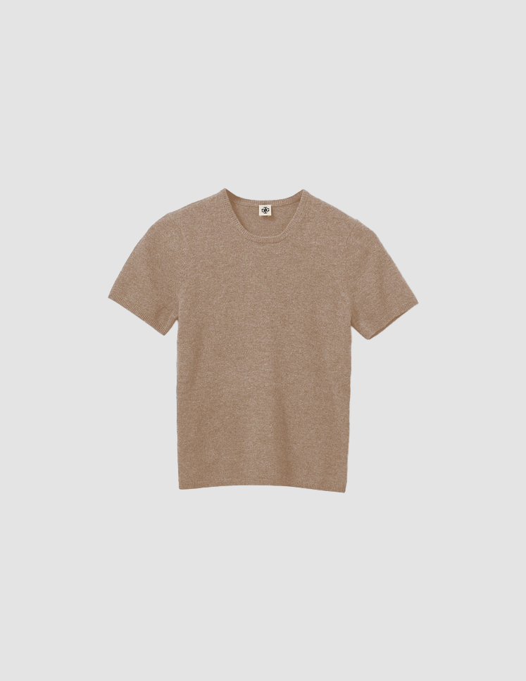 T-shirt Como Knit Camel
