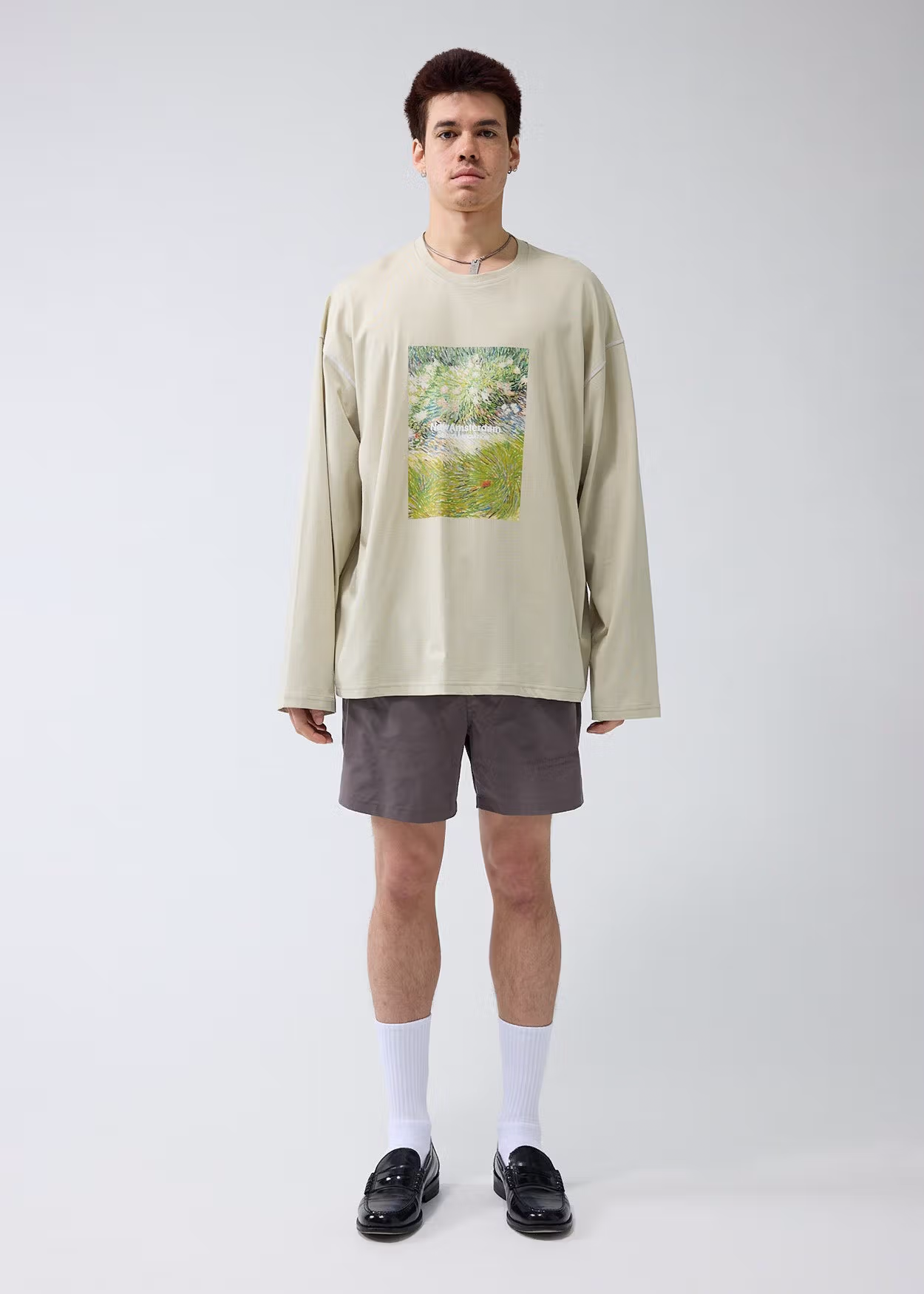 T-shirt Tall Grass Longsleeve Olive