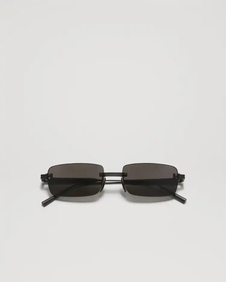 Sunglasses Rimless Parallel Black