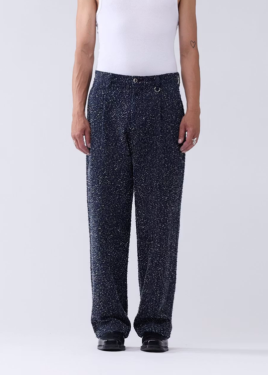 Pants Spray Reworked Denim Blue