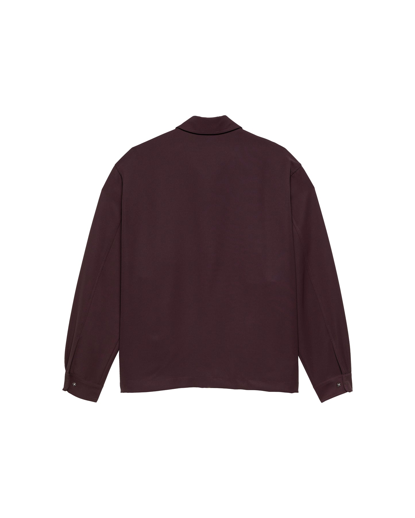 Jacket Zip Up Burgundy