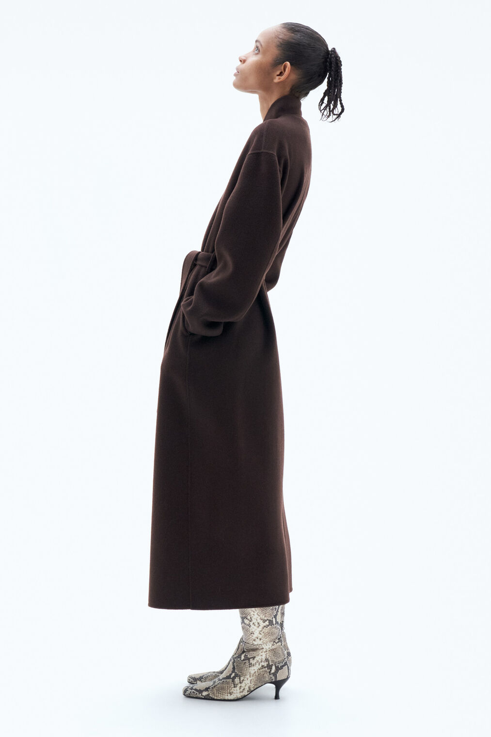 Coat Alexa Dark Chocolate