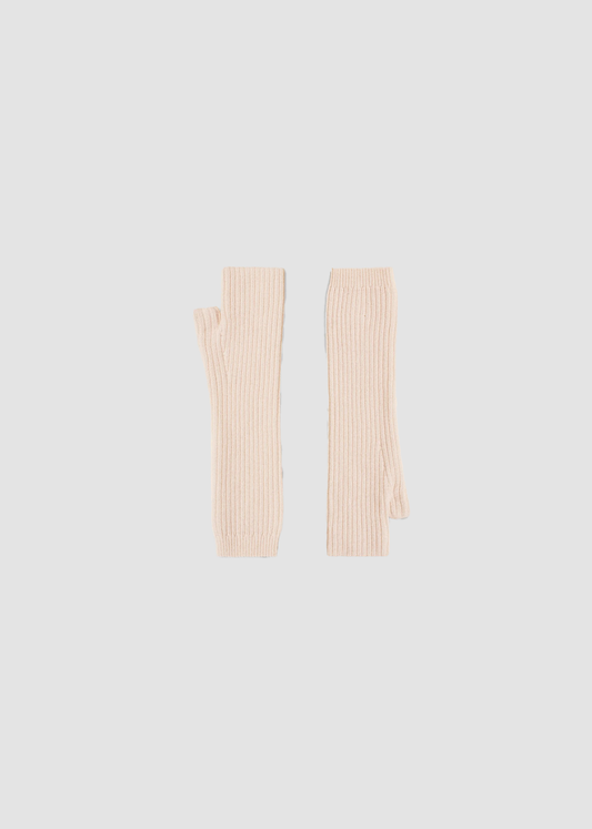 Gloves Fingerless Ecru