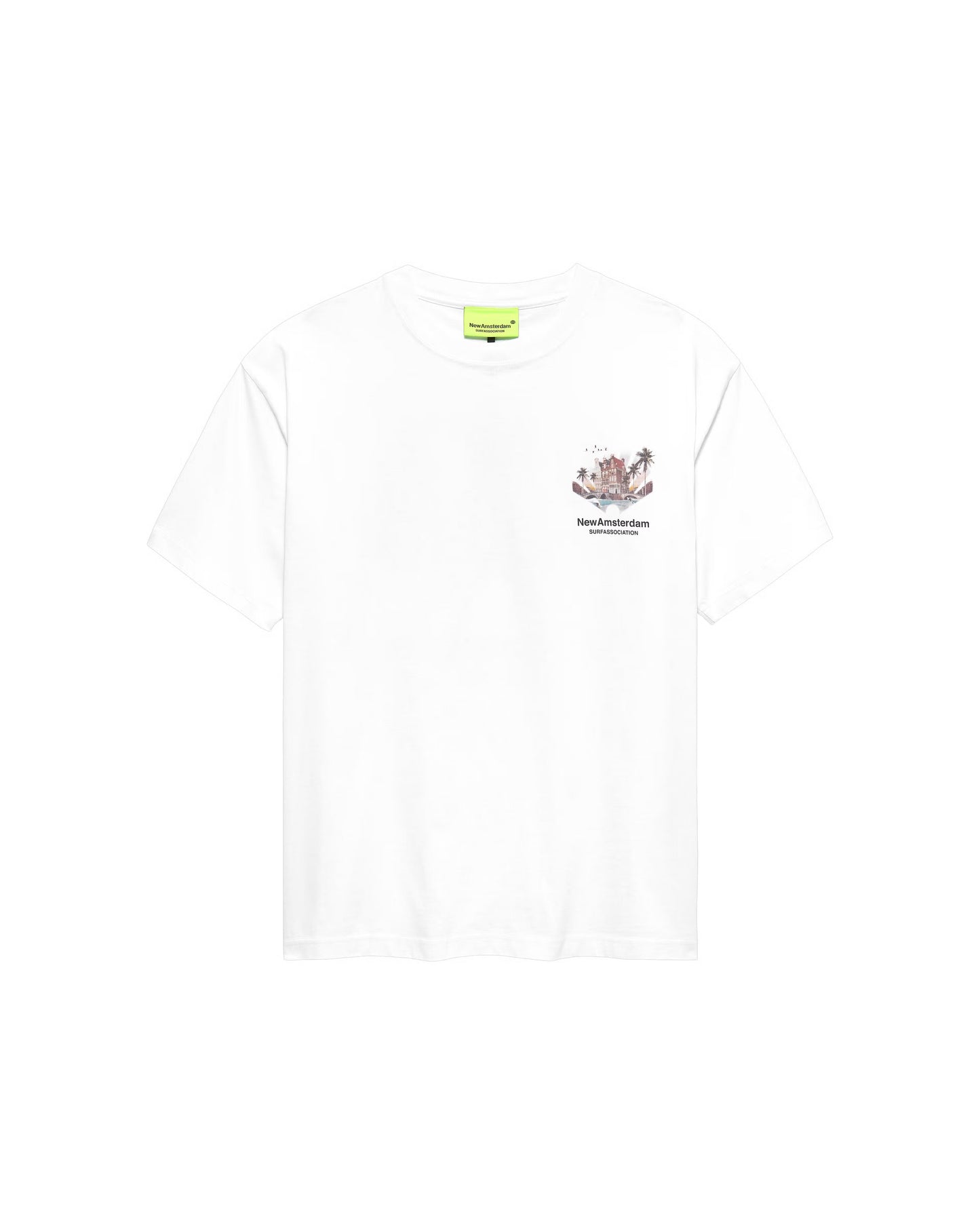 T-shirt Tropical White
