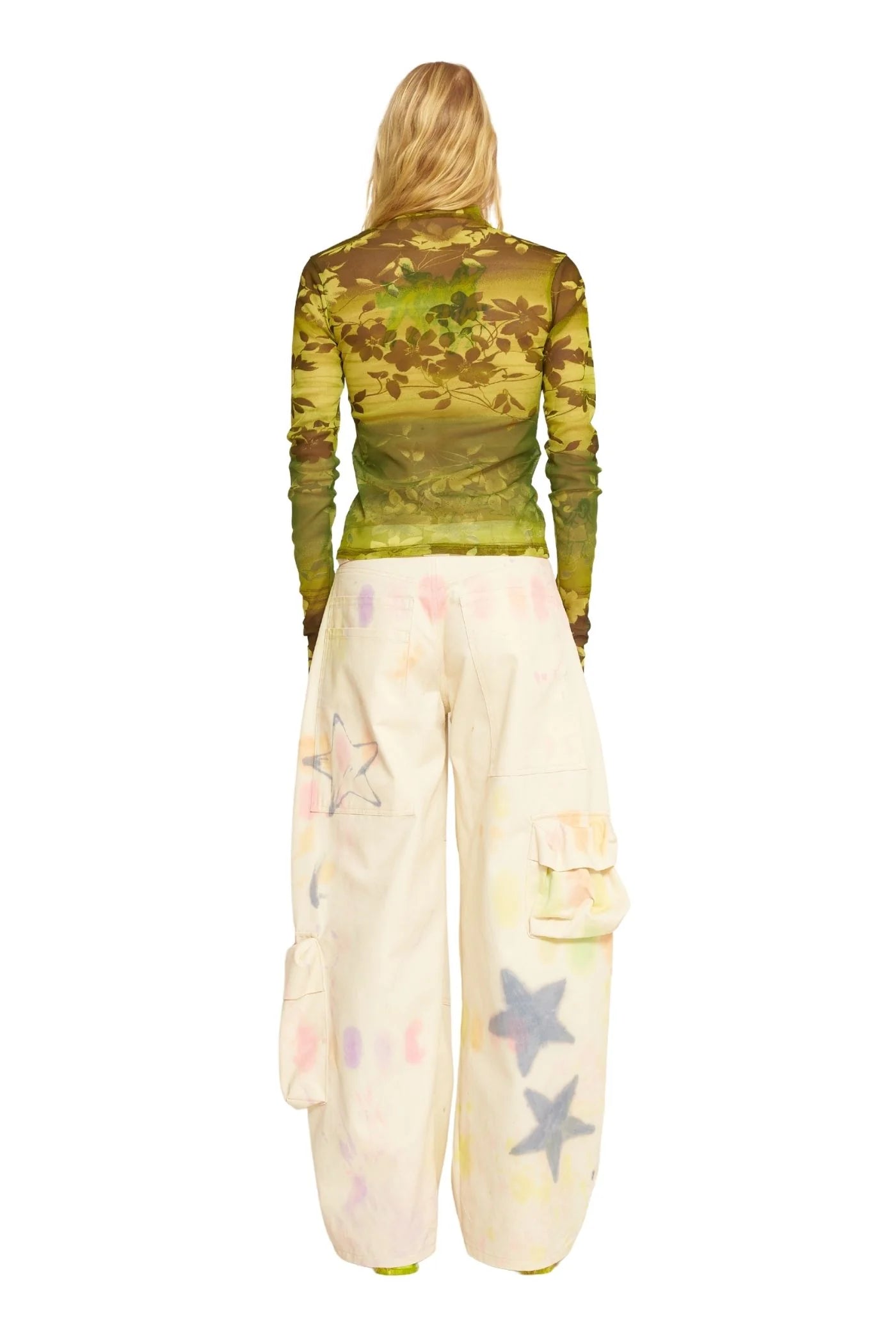 Pants Lawn Cargo Star Burst
