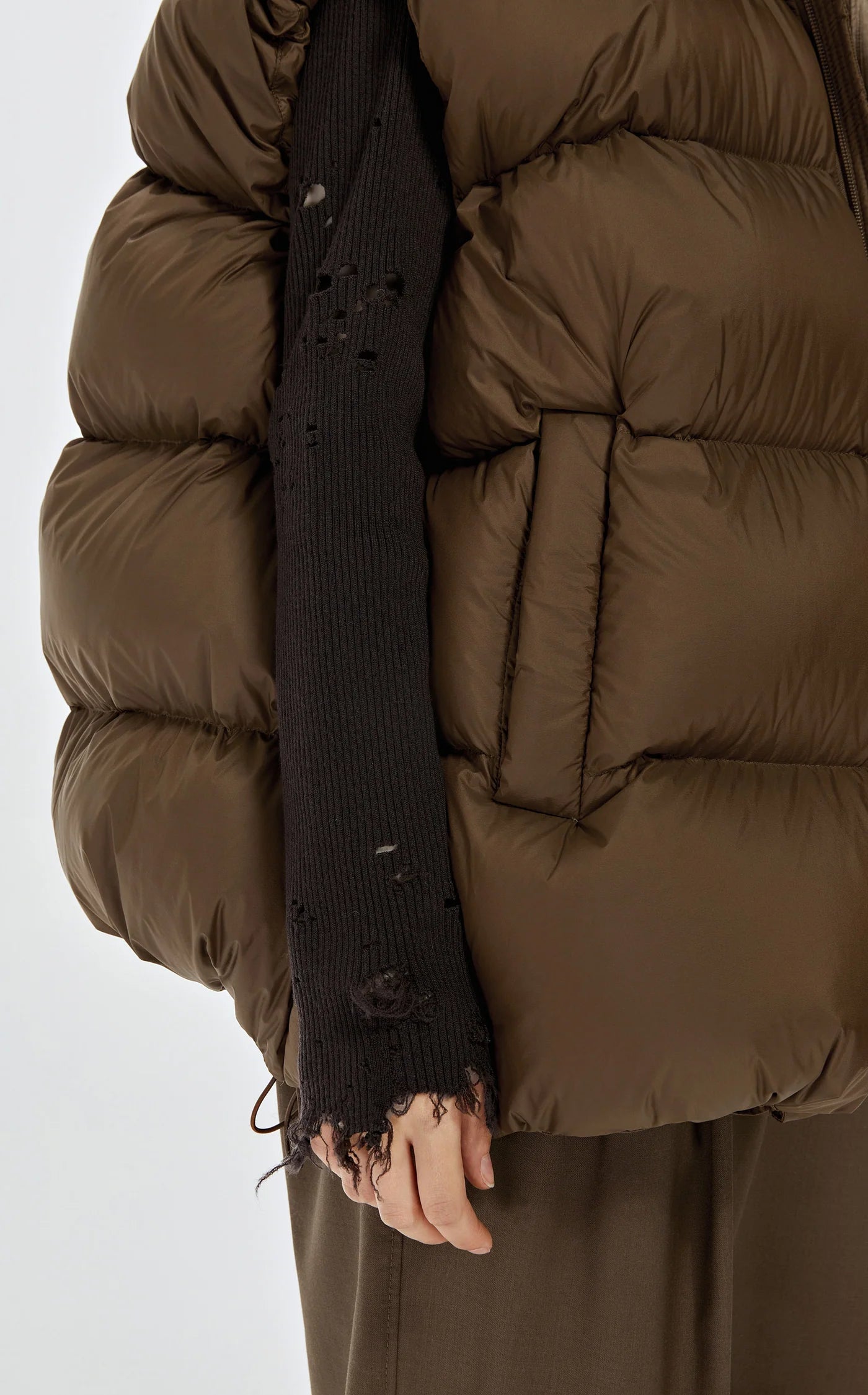Vest Down Bronze Brown