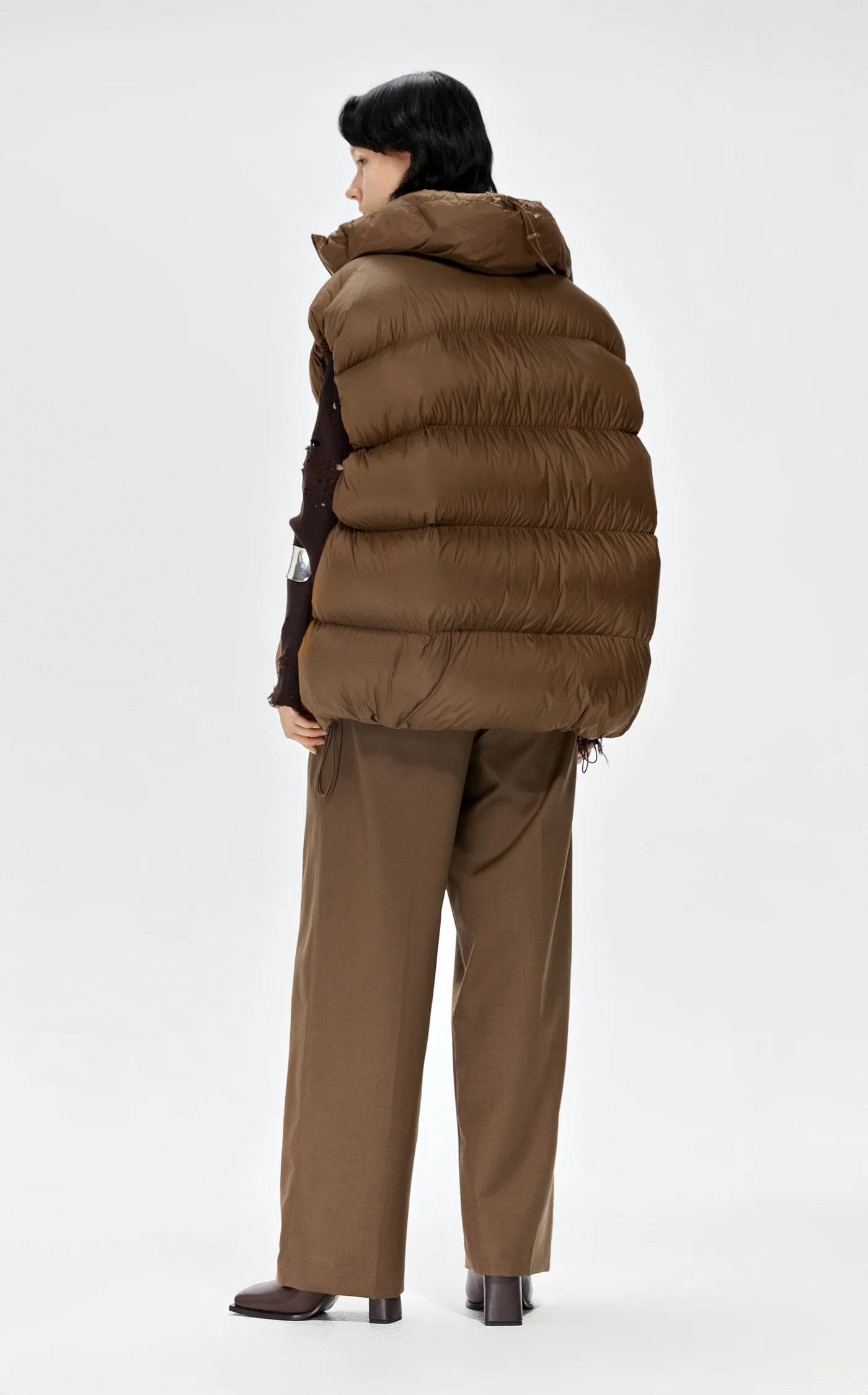 Vest Down Bronze Brown