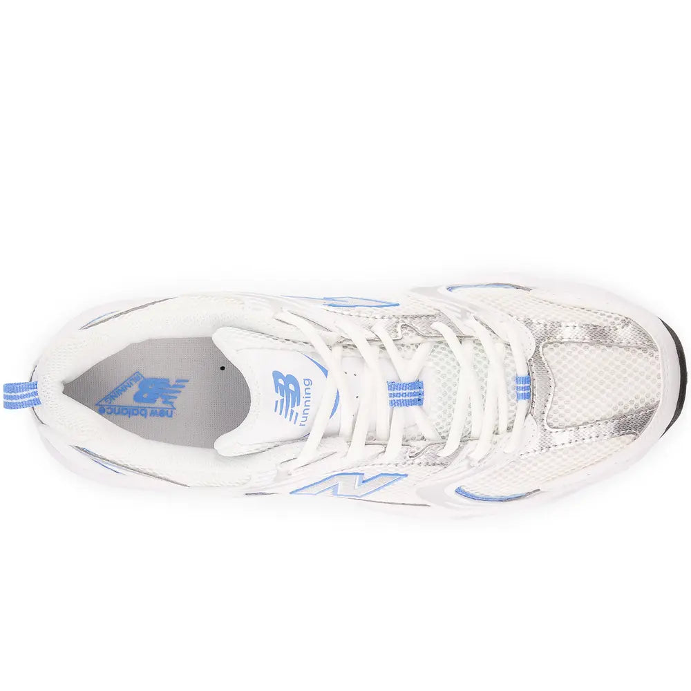 MR530 DRW Sneakers in White & Blue