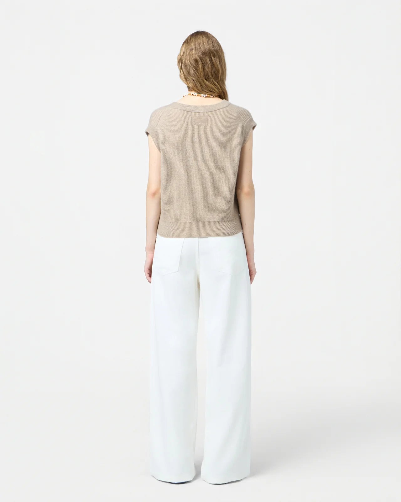 Vest Rib Taupe
