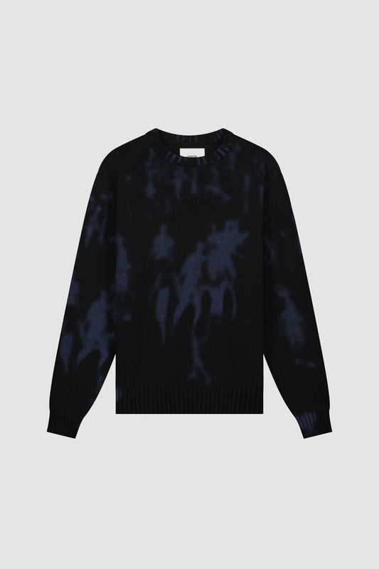 Sweater People Knit Black&Navy