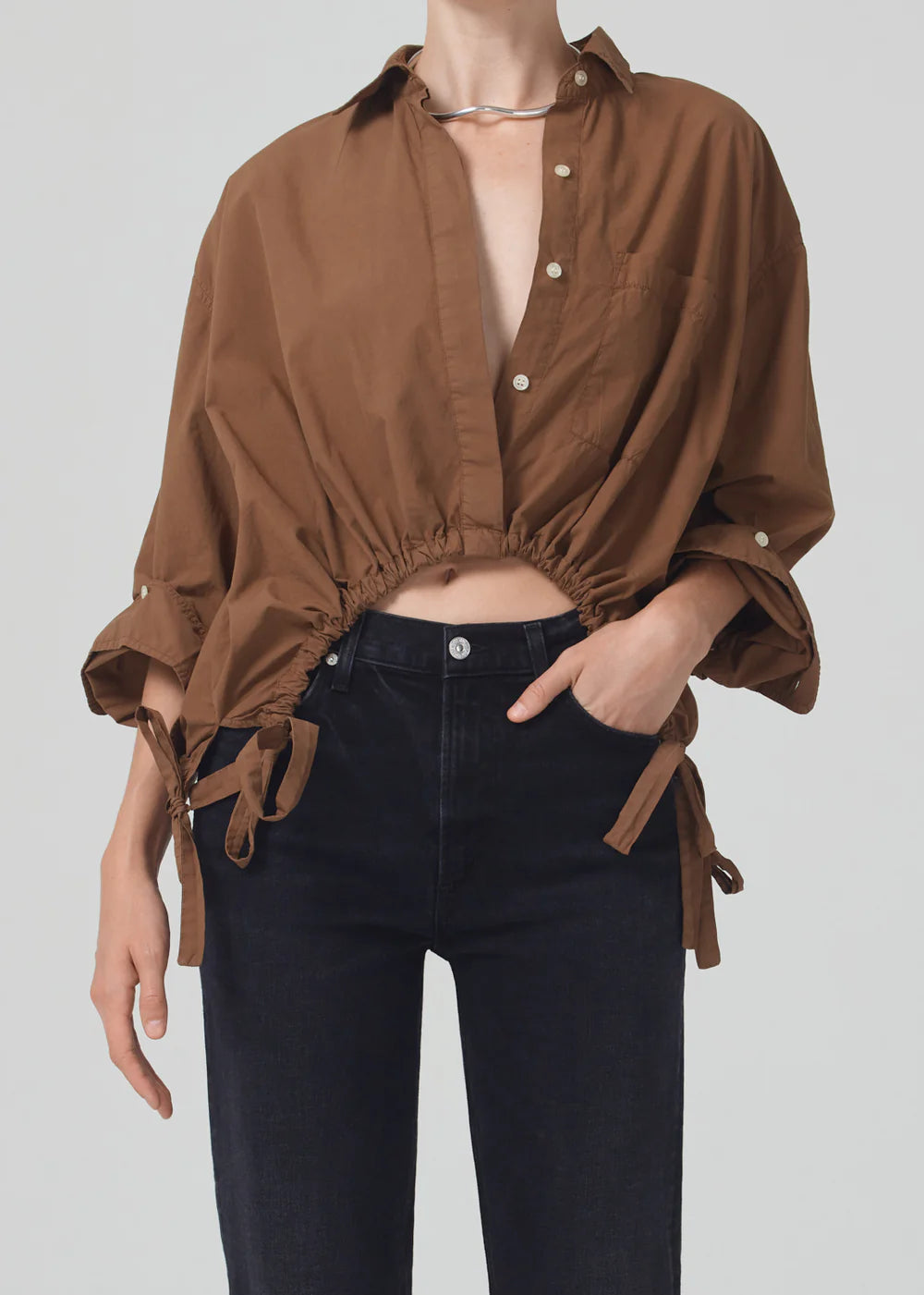 Alexandra Top Brown