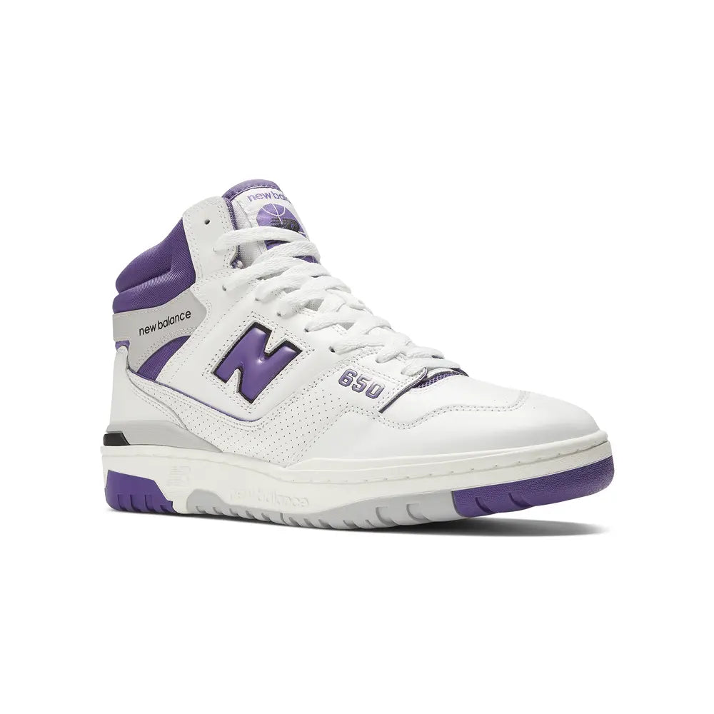 BB650 RCF Sneaker in White & Violet