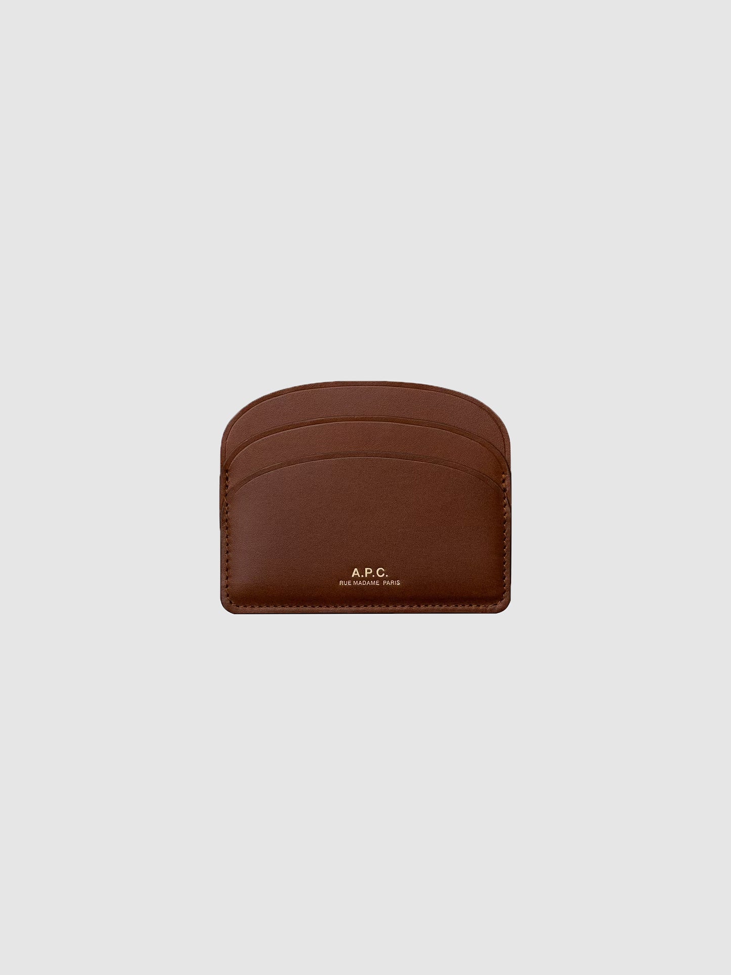 Cardholder Demi-Lune Hazelnut
