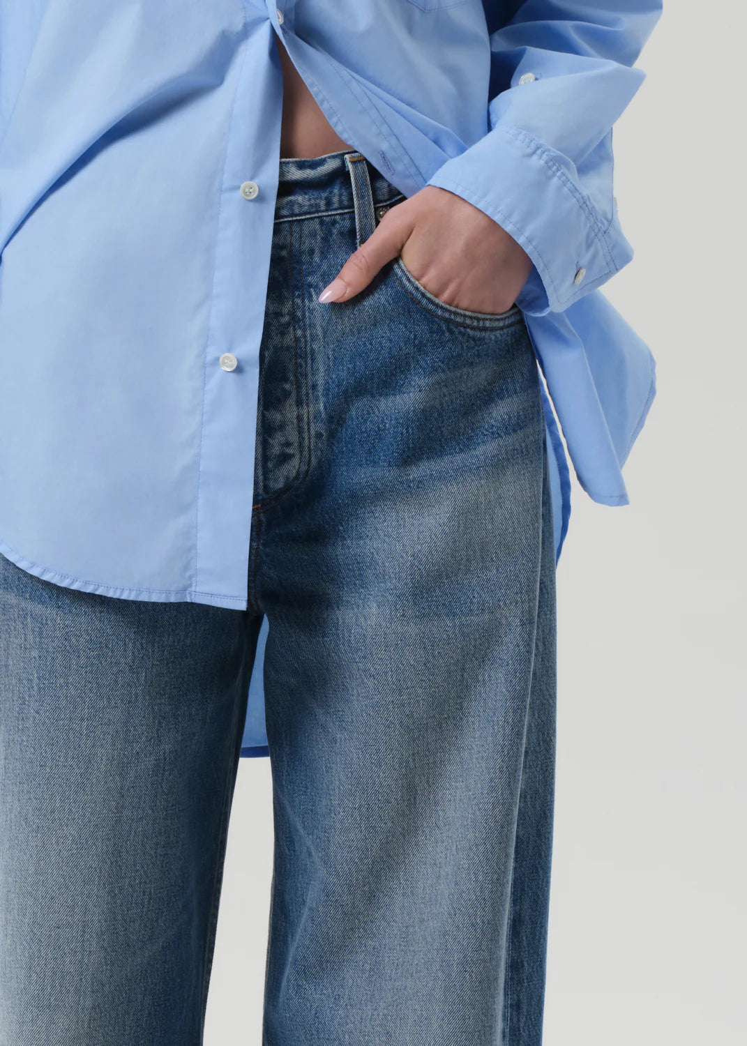 Jeans Ayla Baggy Solano Blue