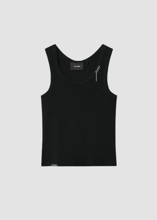 Tank Top Traced Black