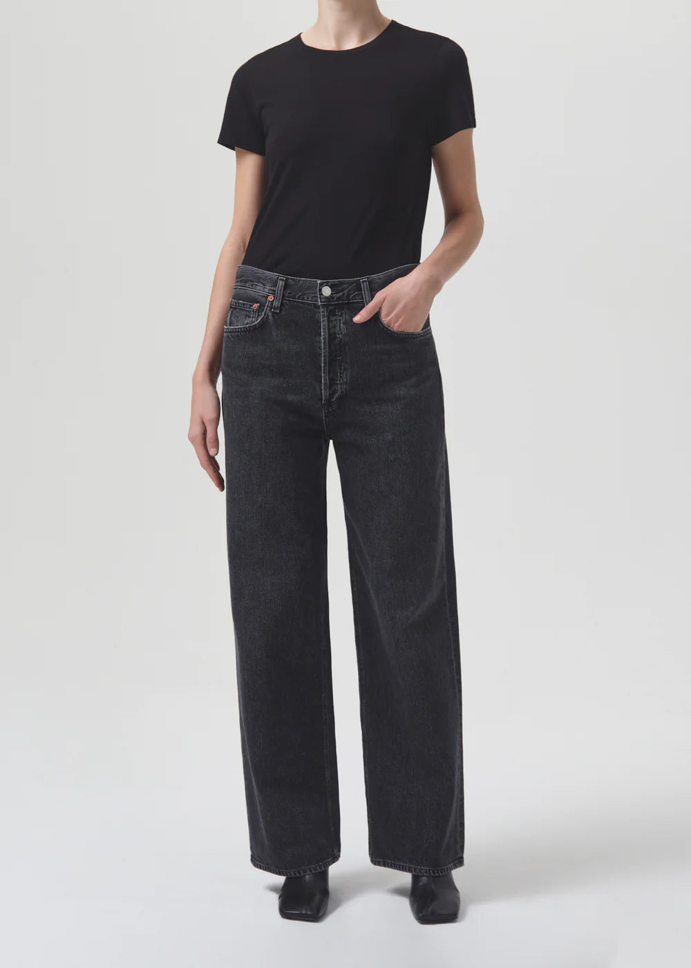 Jeans Low Slung Baggy Black