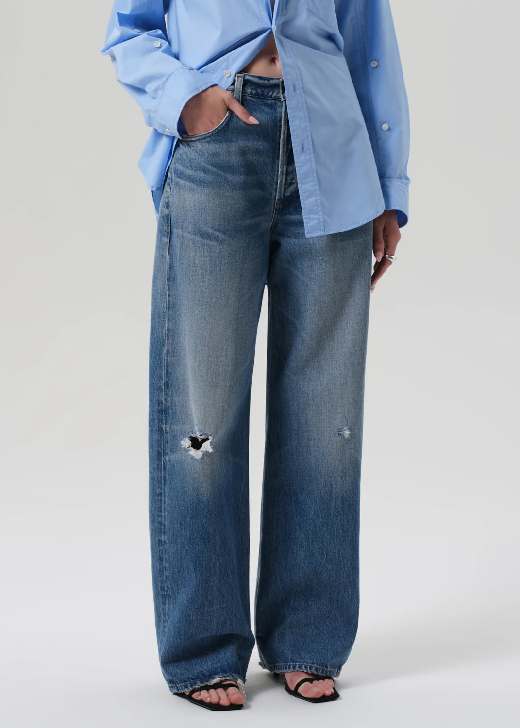 Jeans Ayla Baggy Solano Blue
