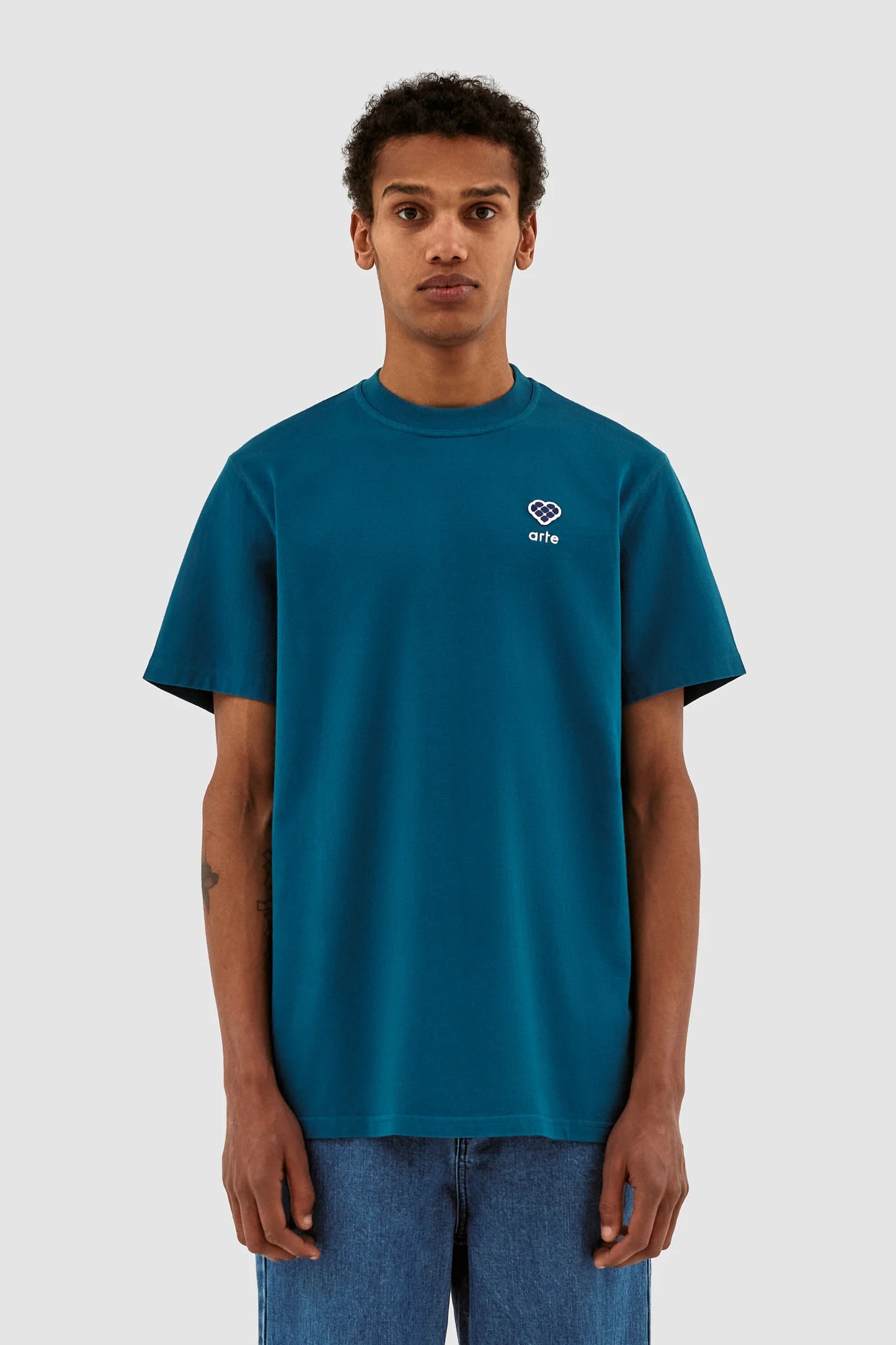 T-shirt Tommy Heart Patch Blue