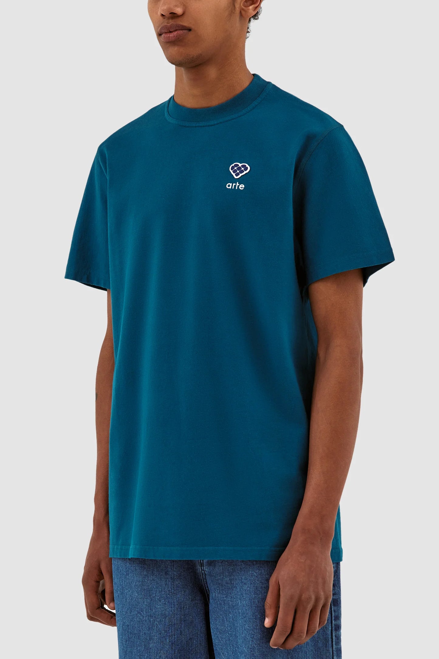 T-shirt Tommy Heart Patch Blue