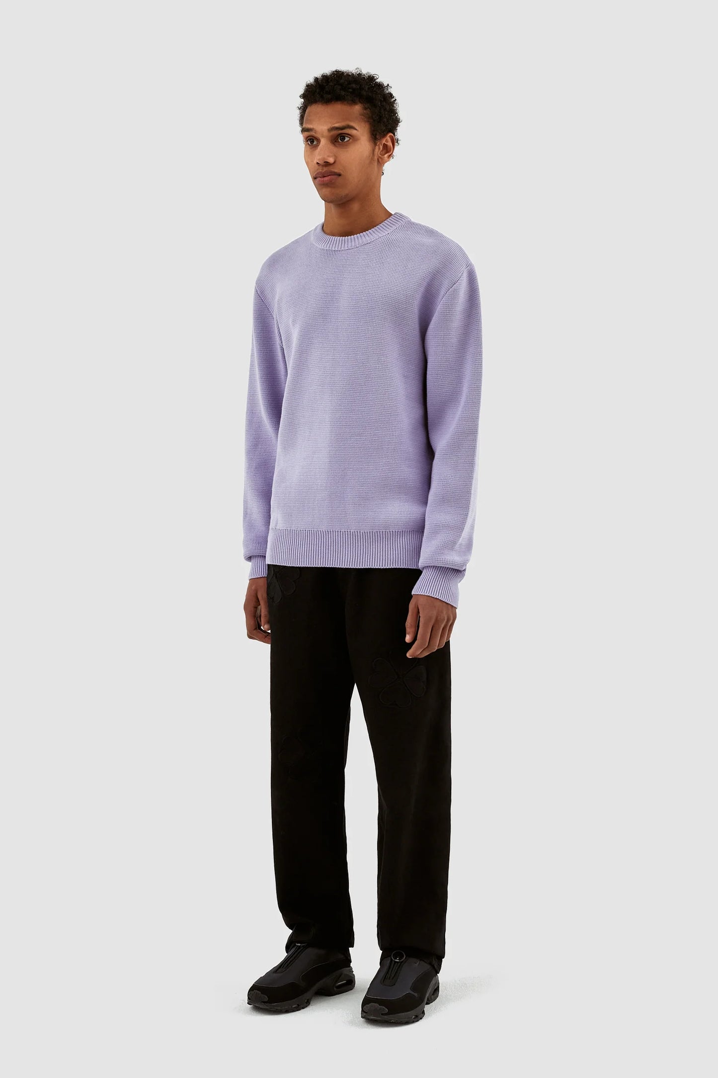 Sweater Kobe Back Heart Purple
