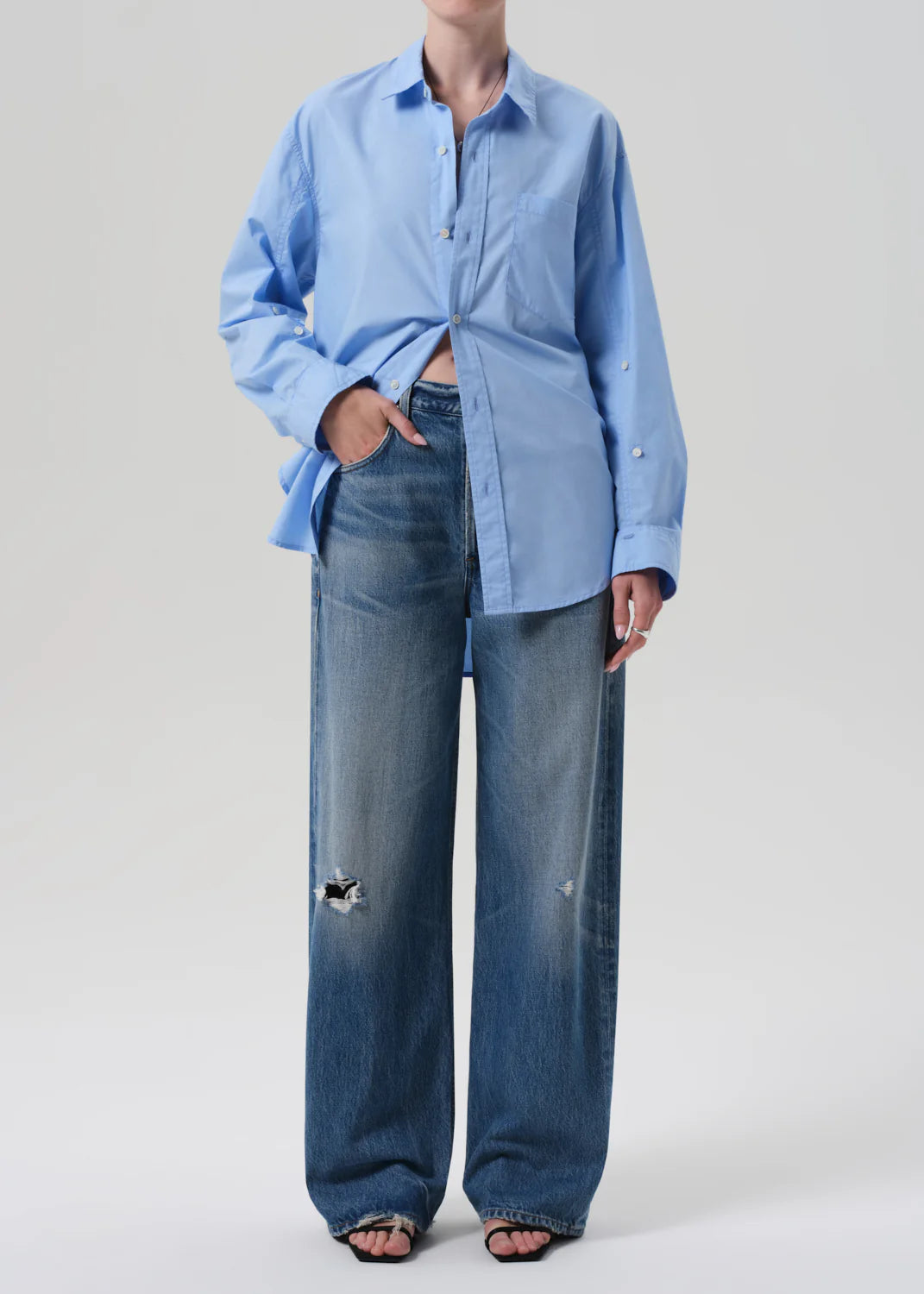 Jeans Ayla Baggy Solano Blue