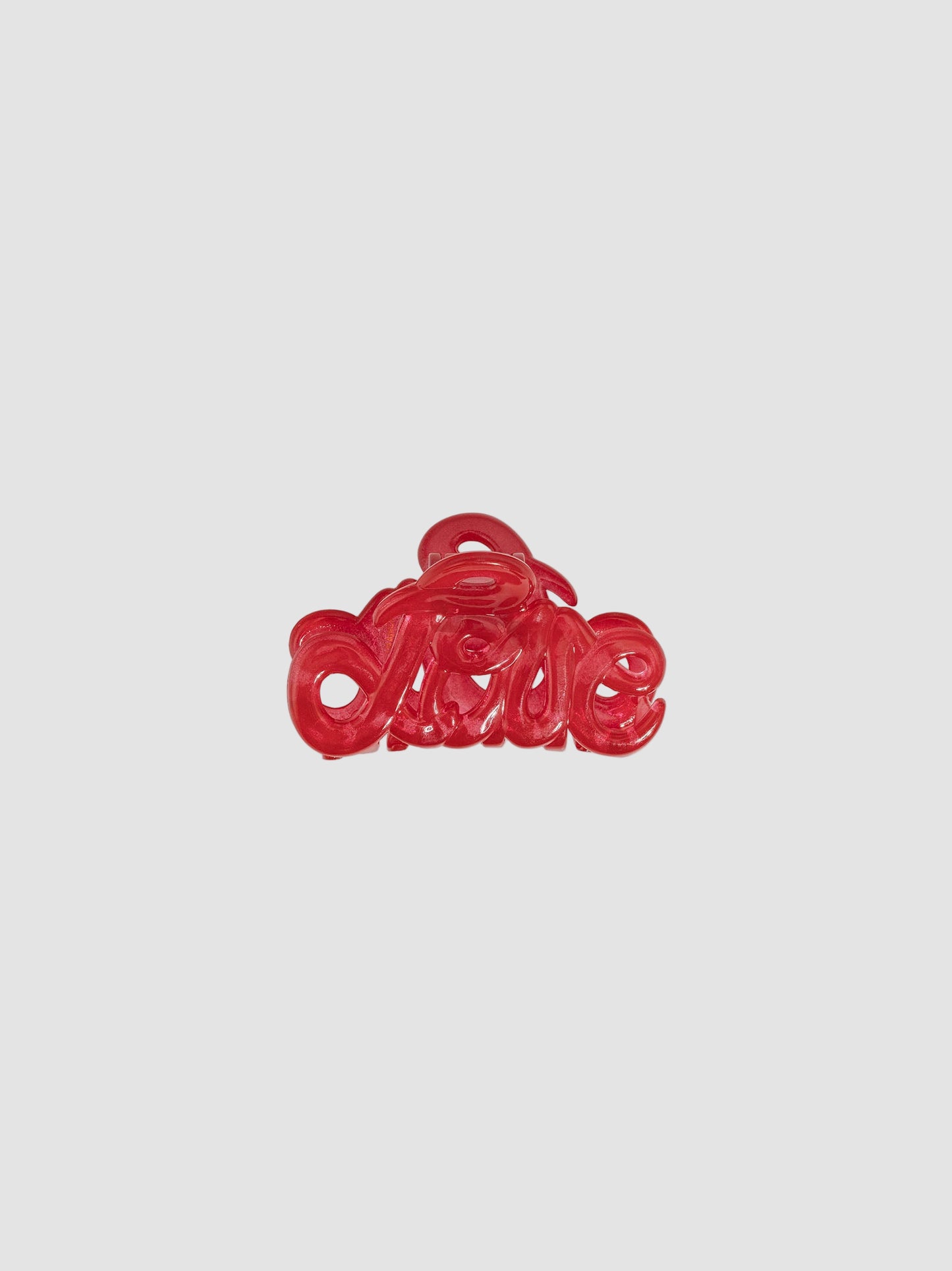 Hair Clip Love Red Small