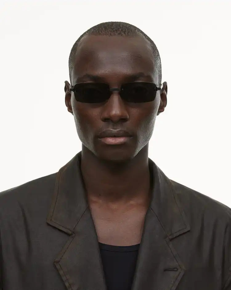 Sunglasses Rimless Parallel Black