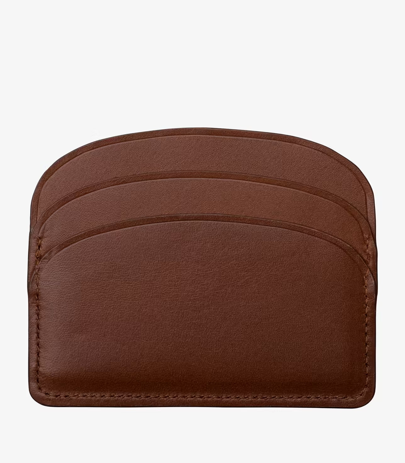 Cardholder Demi-Lune Hazelnut