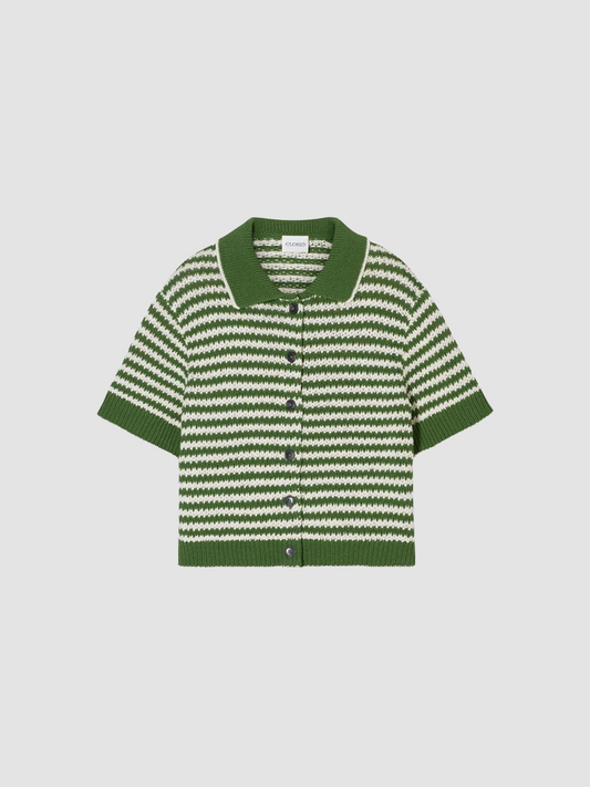 T-shirt Cardigan Matcha Green