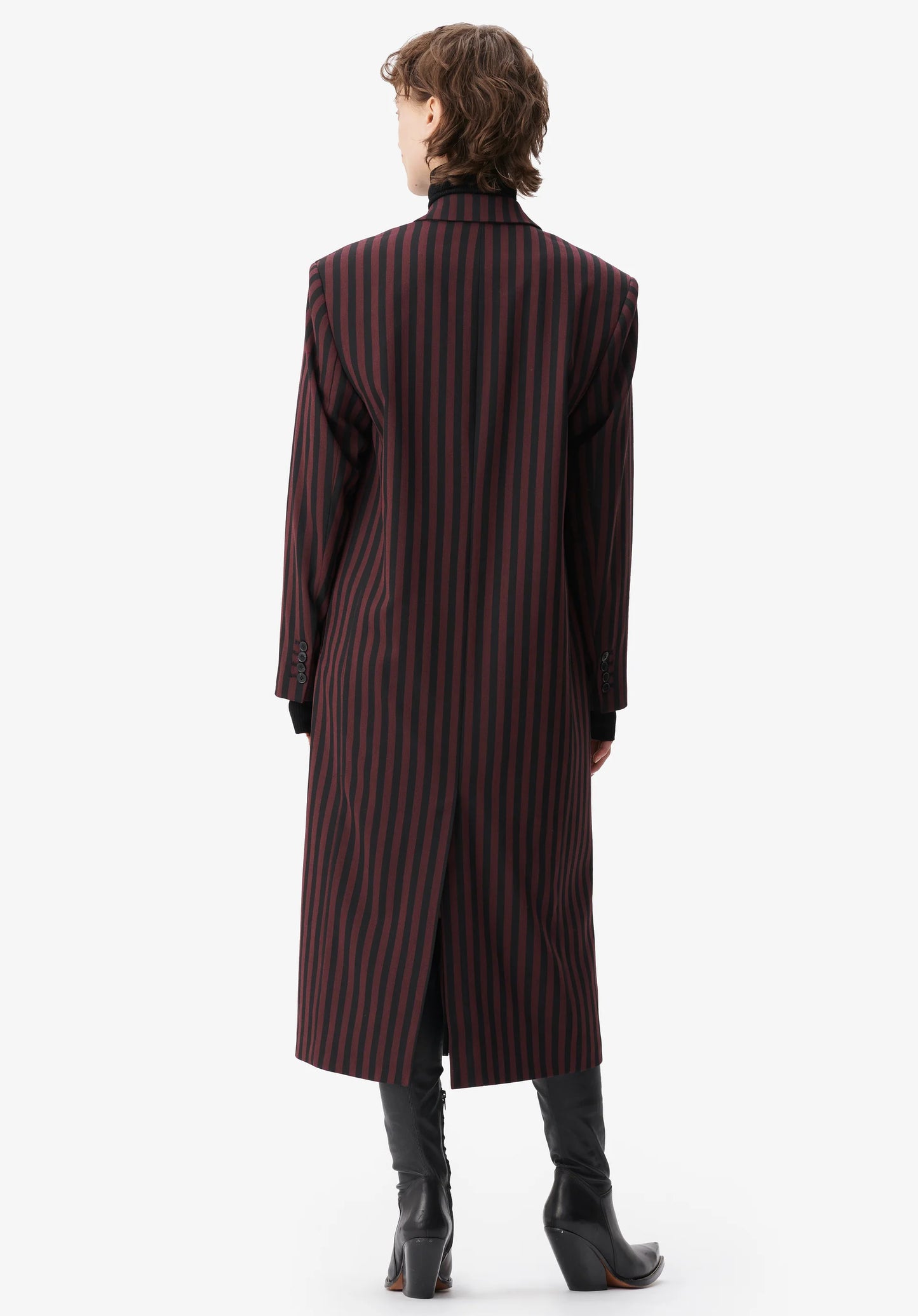 Coat Odith Stripe Fudge