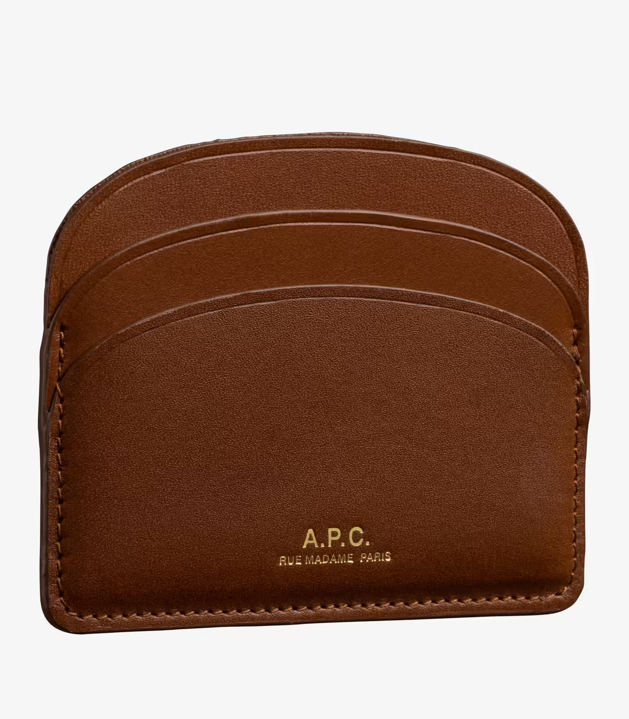 Cardholder Demi-Lune Hazelnut