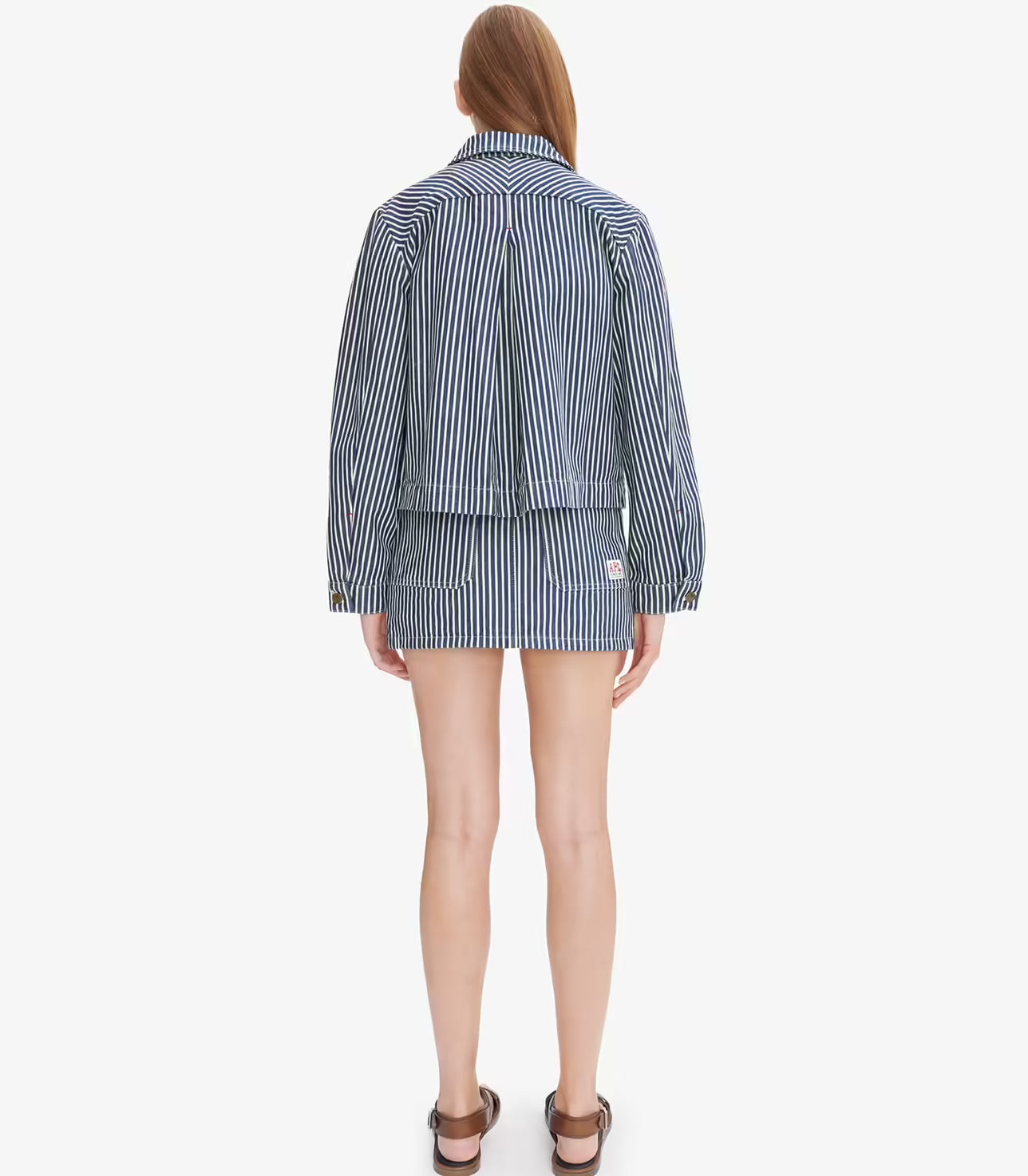 Bunda Frida Pruhovaná Modro-bílá