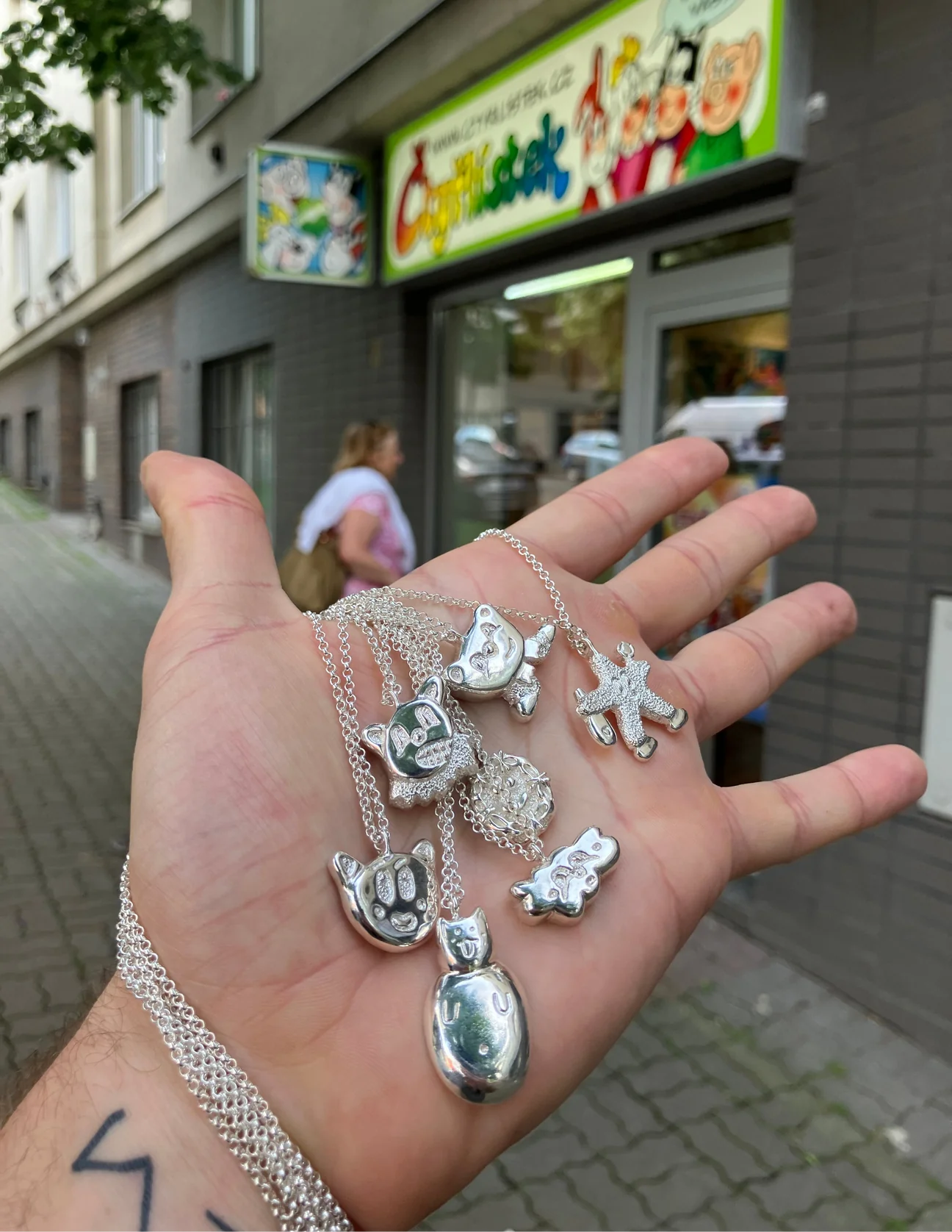 Necklace Cloud Silver 8,74g