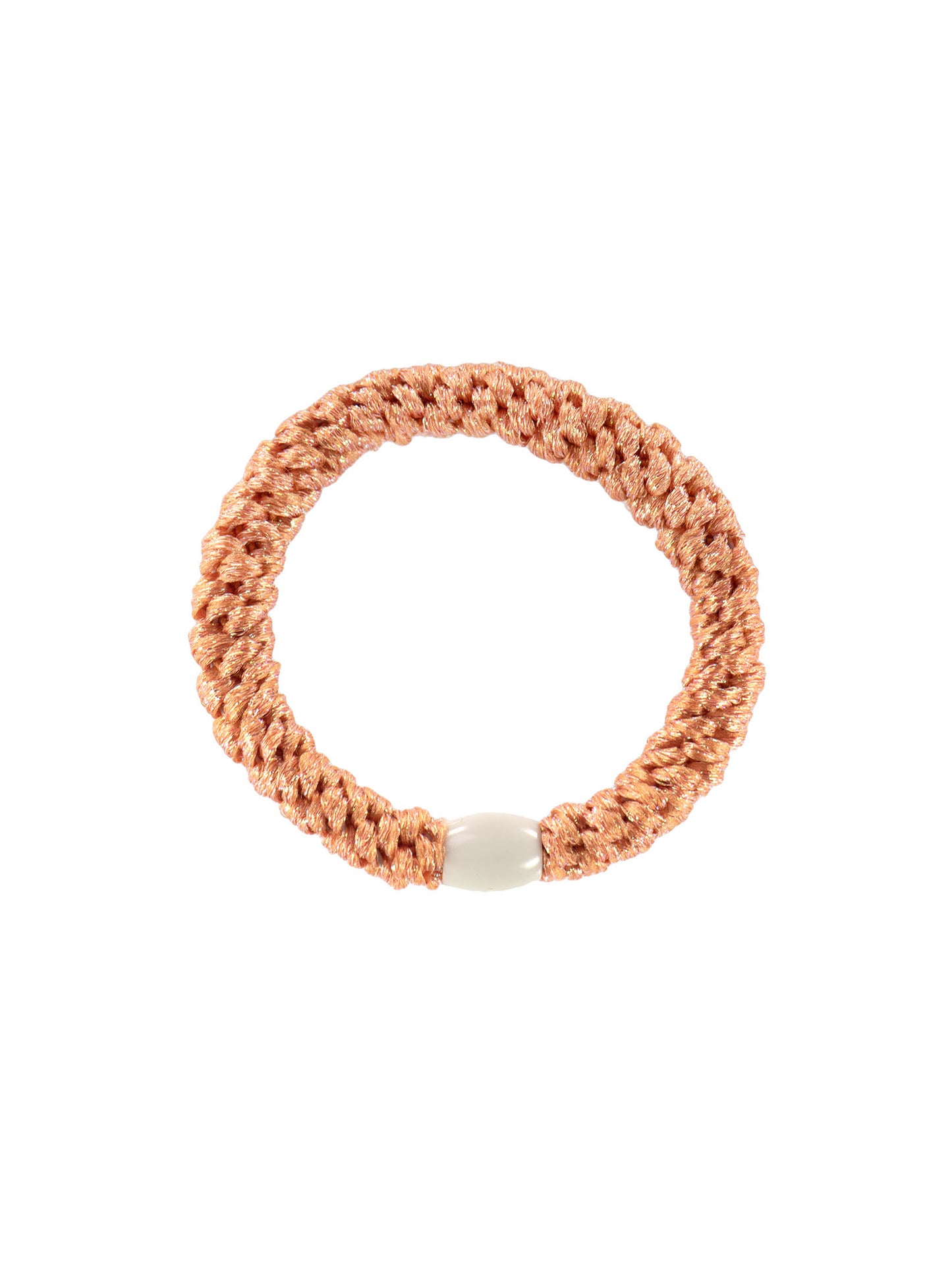 Hair Tie Glitter Peach