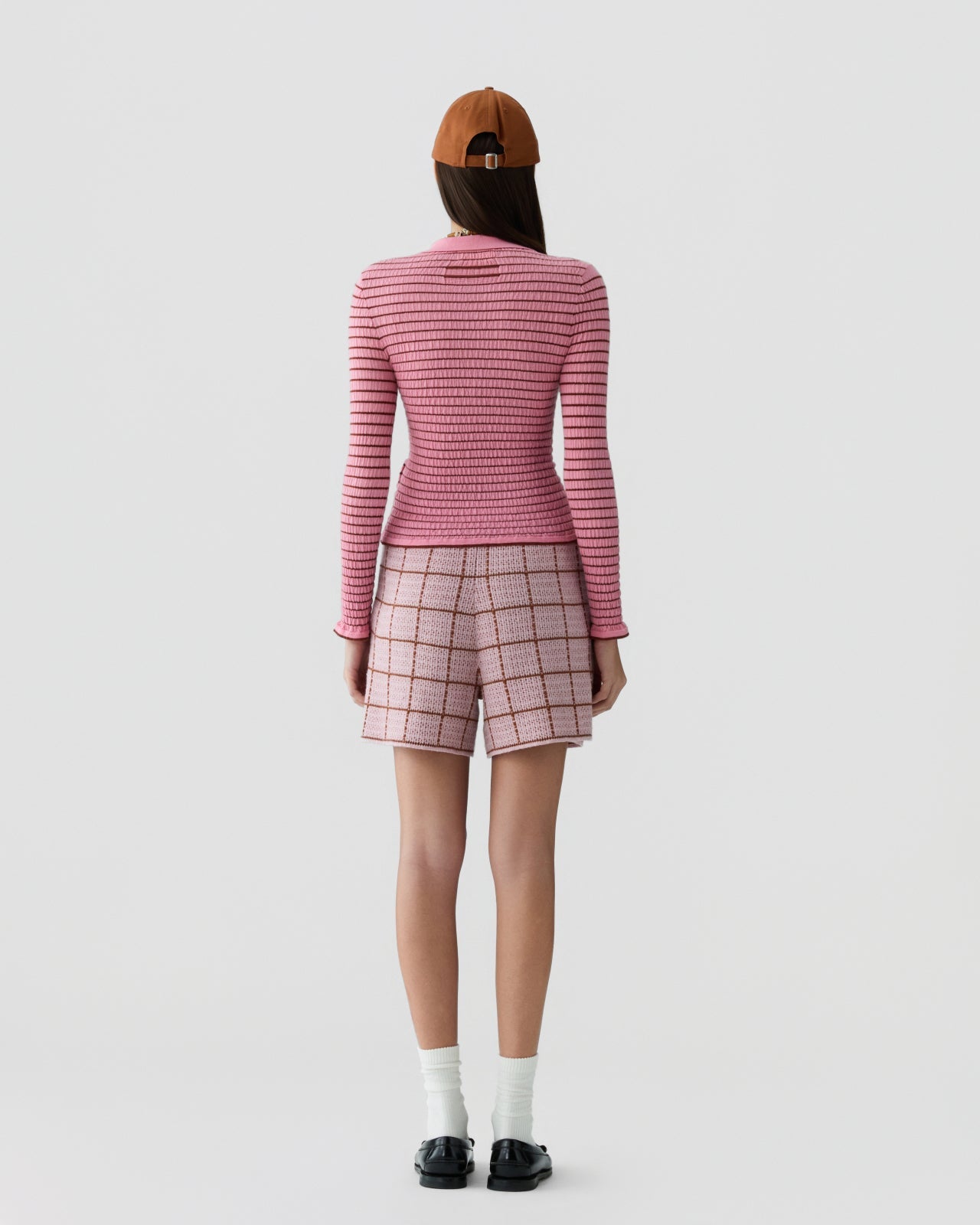 T-shirt Shrunken Polo Pink