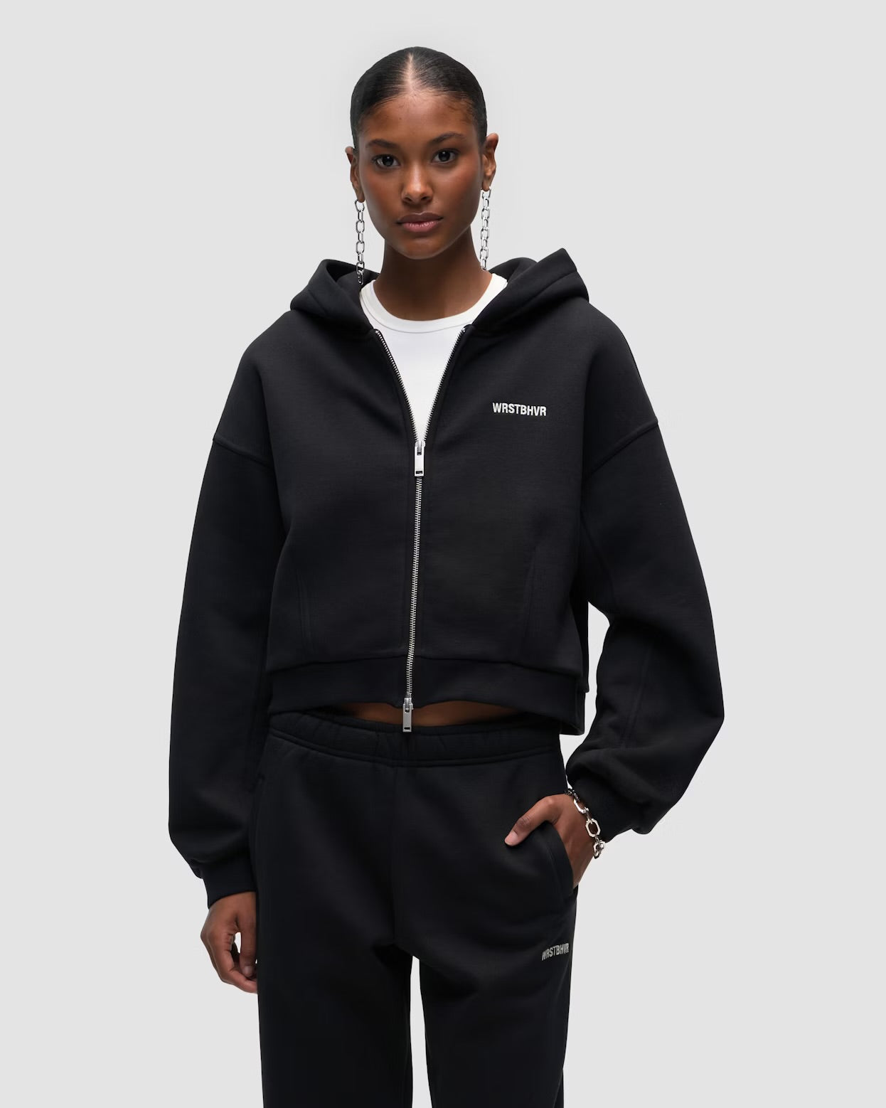 Hoodie Eria V2 Zip Jet Black