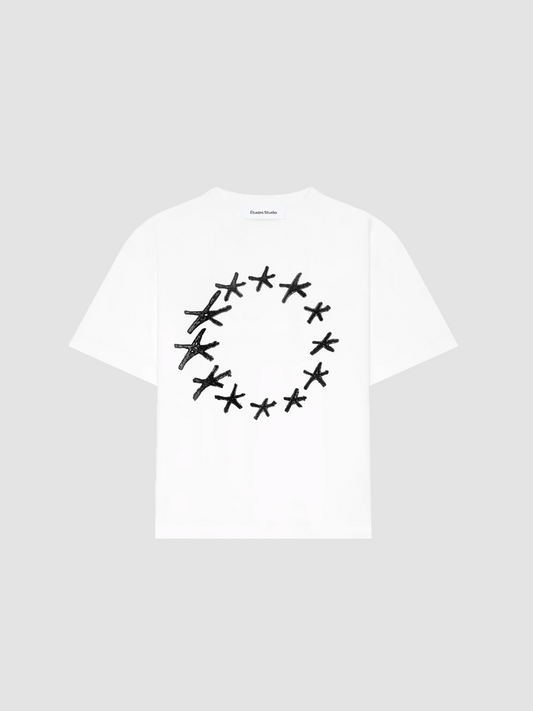 T-shirt Stars Relax White
