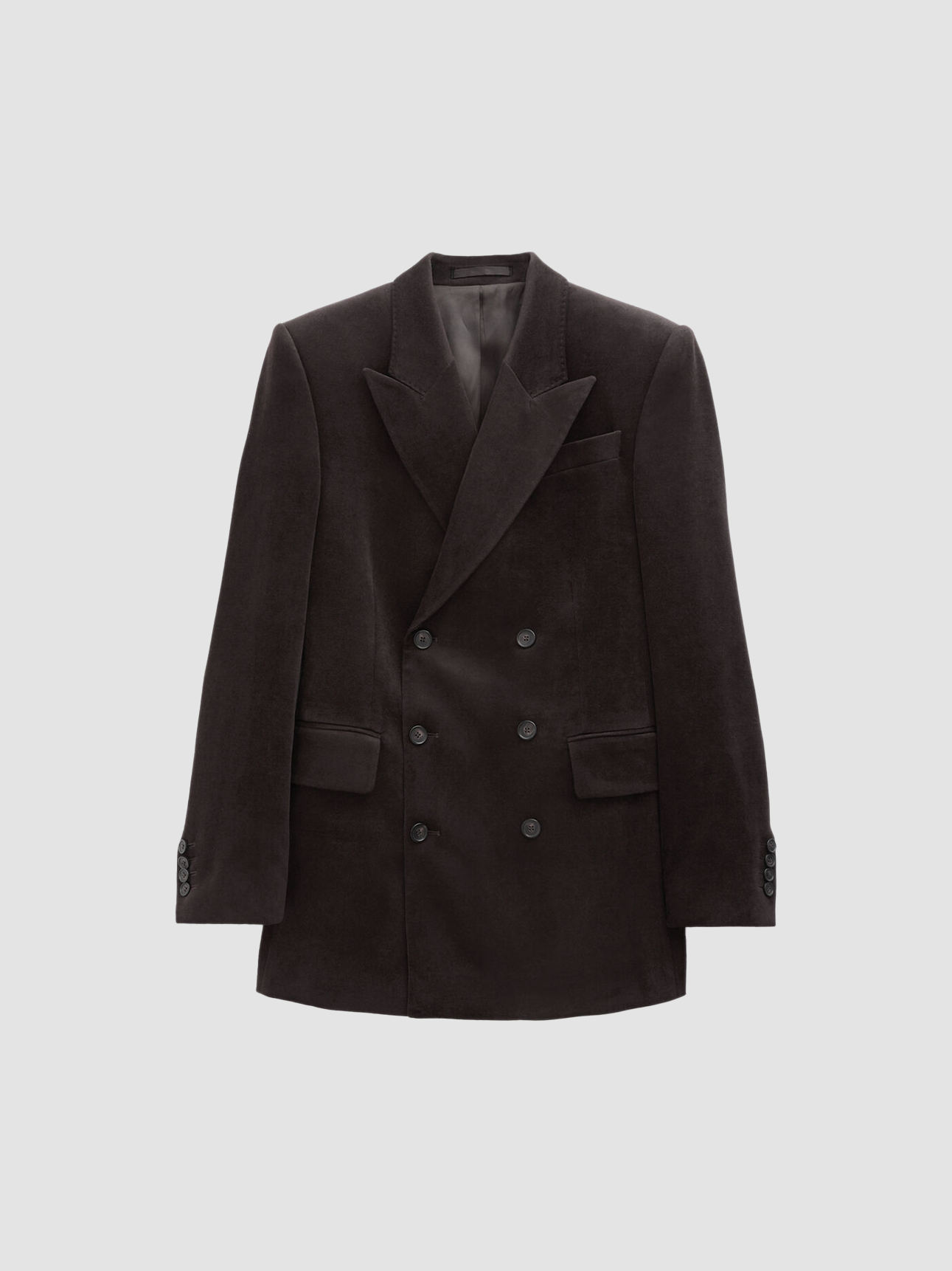 Fitted Blazer Chocolate Brown