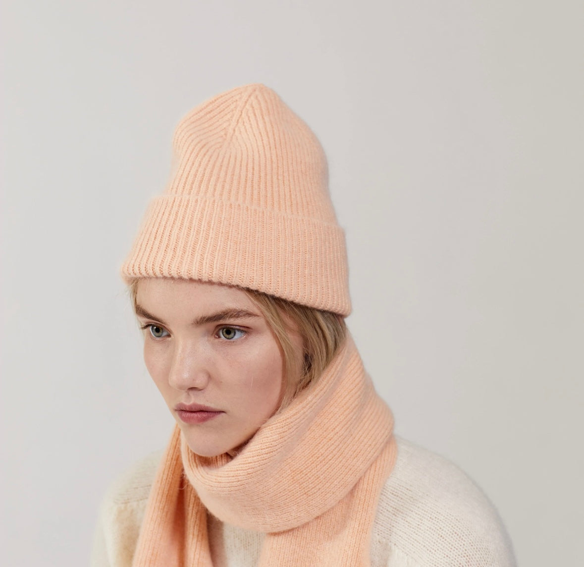 Scarf in Peach