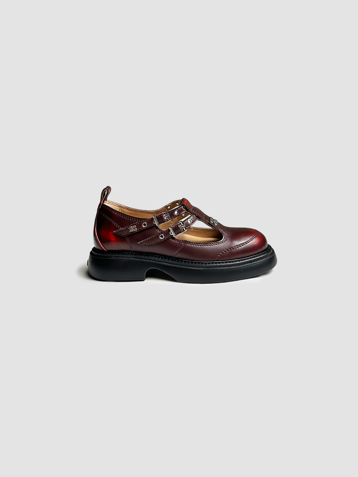 Shoes Butterfly Mary Jane Brushed Red