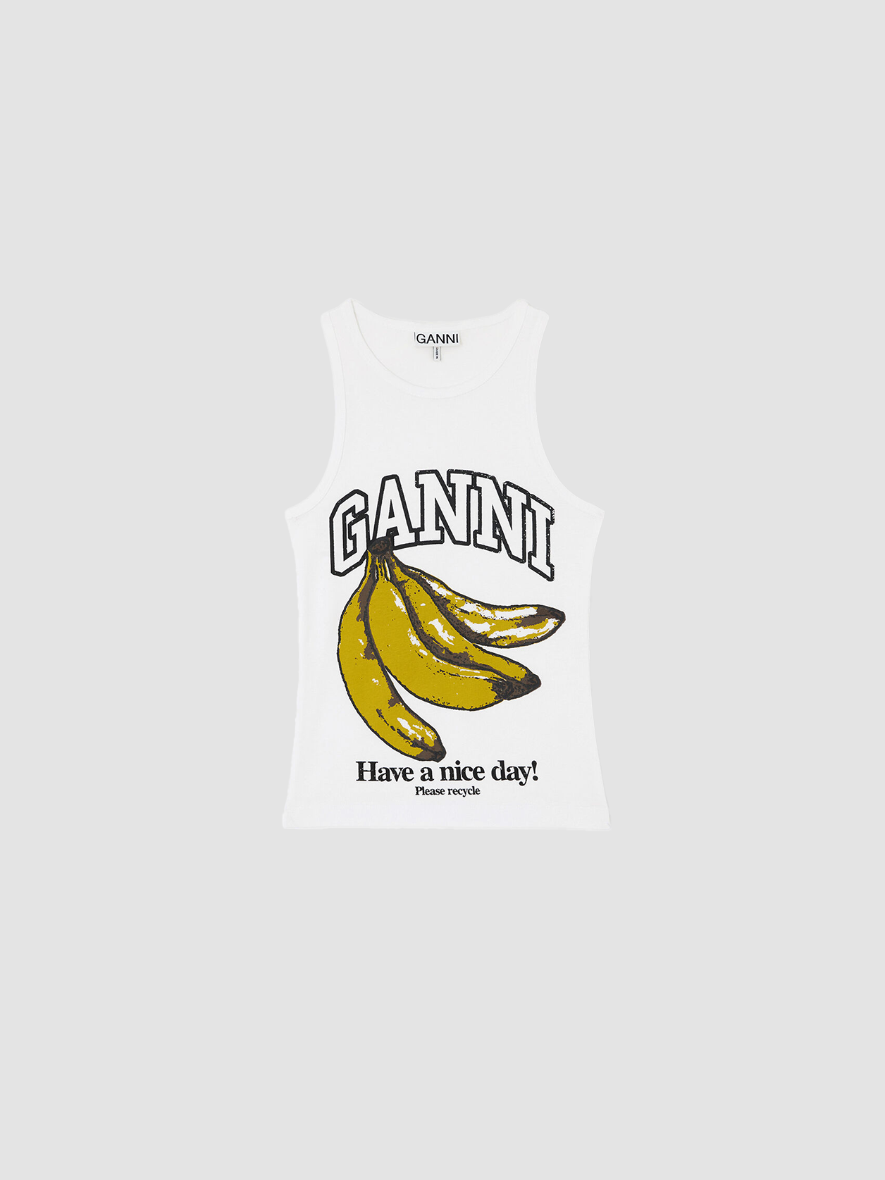 Tank Top Banana White