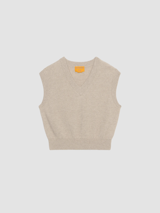 Vest Rib Taupe