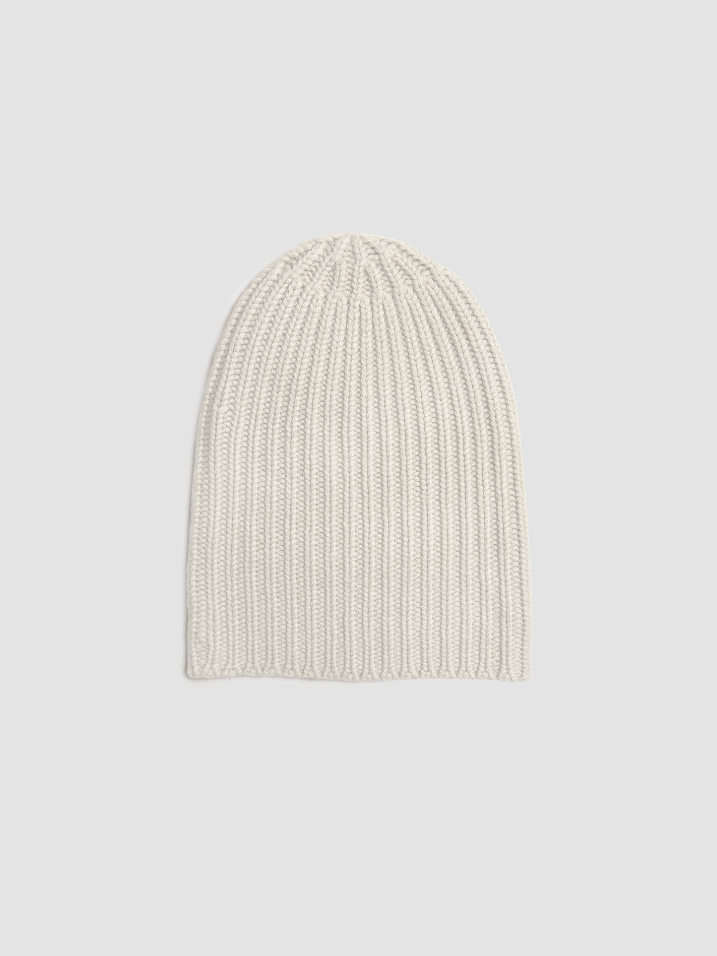 Cashmere Beanie Off White