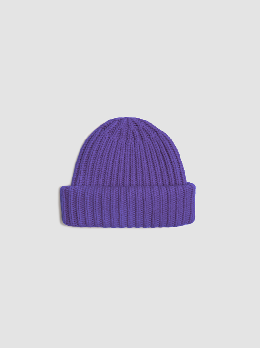 Cashmere Beanie Purple